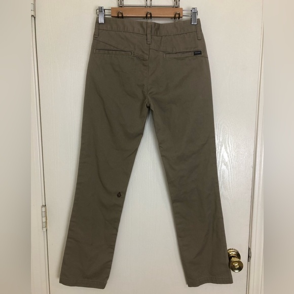 Volcom Vmonty Chino Style Pants Size 27/14y - Picture 3 of 10